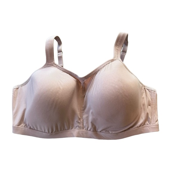 Breezies Size 42D Mauve Comfort Zone Full Coverage Underwire T-Shirt Bra - Picture 1 of 10